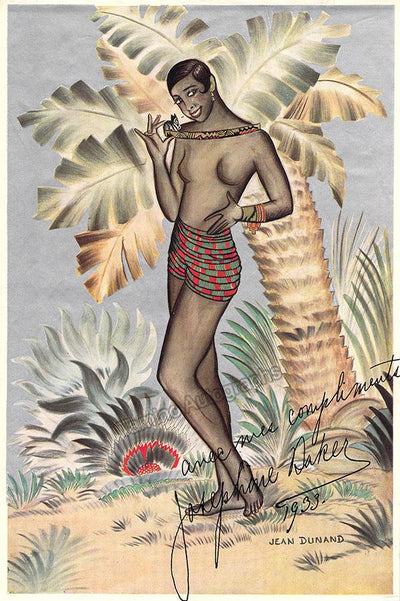 Baker, Josephine - Signed Print 1933