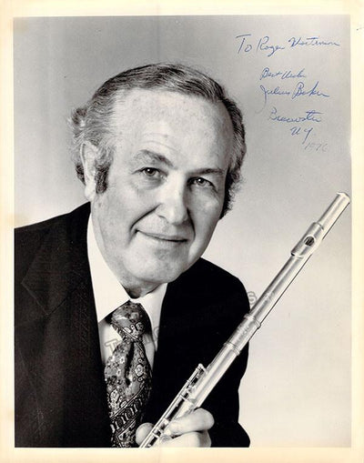Baker, Julius - Signed Photo 1976