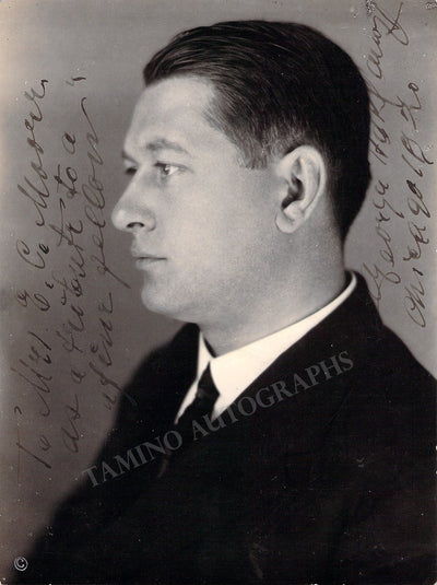 Baklanoff, Georges - Signed Photo