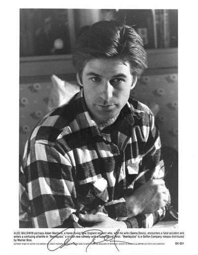 Baldwin, Alec - Signed Photo in "Beetlejuice"