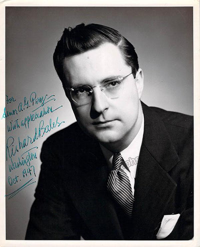 Bales, Richard - Signed Photo 1947