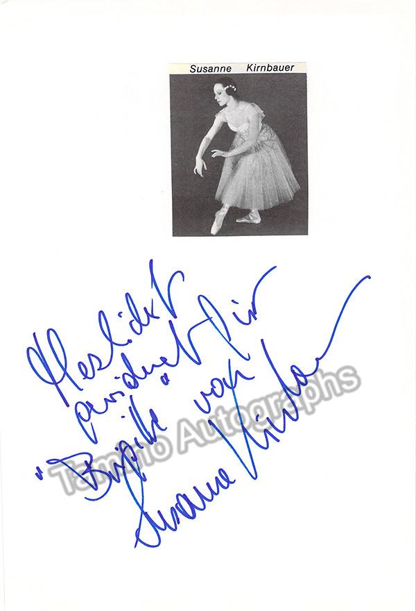 Ballet Autograph Lot - 18 Autographed Pieces - Tamino