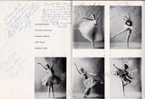 Ballet Russe de Monte Carlo - Season Booklet 1957-58 Signed by Many