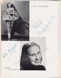 Ballet Russe - Large Program with Many Signatures 1940-41