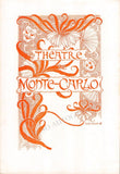 Ballet Russe - Program with Karsavina & Nijinski Monte Carlo 1913