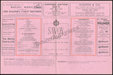 Ballet Russe - Royal Opera House Program 1939