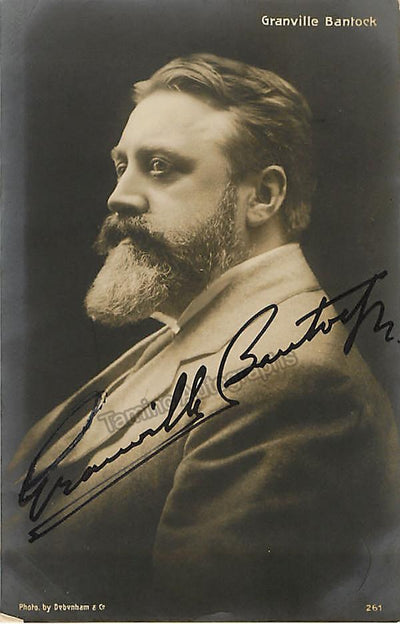 Bantock, Granville - Signed Photo
