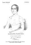 Barbieri-Nini, Marianna - Autograph Letter Signed 1863 + Portrait