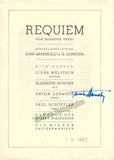 Barbirolli, John - Dermota, Anton - Signed Program Vienna 1947