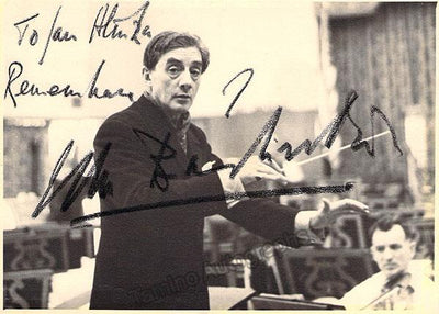 Barbirolli, John - Signed Photo Conducting