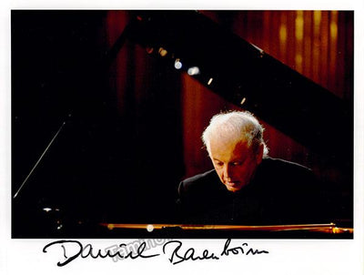 Barenboim, Daniel - Signed Photo in Performance