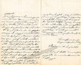 Barlani-Dini, Eufemia - Autograph Letter Signed 1880