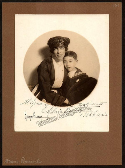 Barrientos, Maria - Signed Photo 1918