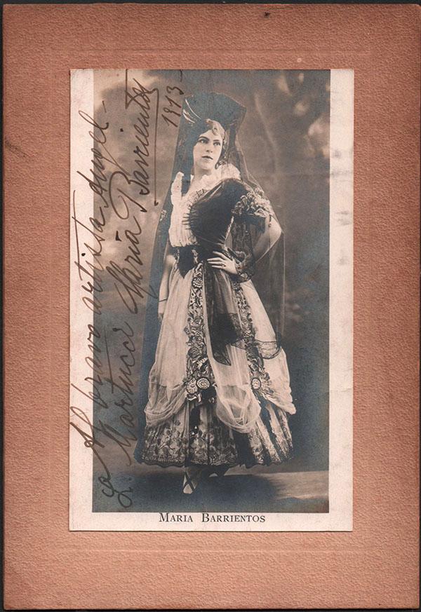 Barrientos, Maria - Signed Photo as Carmen