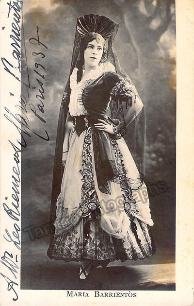 Barrientos, Maria - Signed Photo as Carmen
