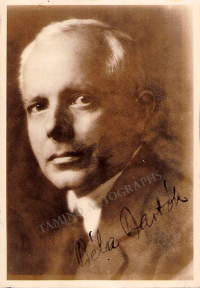 Bartok, Bela - Signed Photo