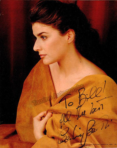 BARTOLI, Cecilia (Various Autographs)