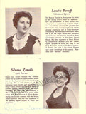 Baruffi, Sandra - Zanolli, Silvana - Savio, Giuseppe - Borgonovo, Otello - Signed Photo and Program 1955