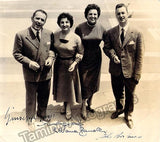 Baruffi, Sandra - Zanolli, Silvana - Savio, Giuseppe - Borgonovo, Otello - Signed Photo and Program 1955