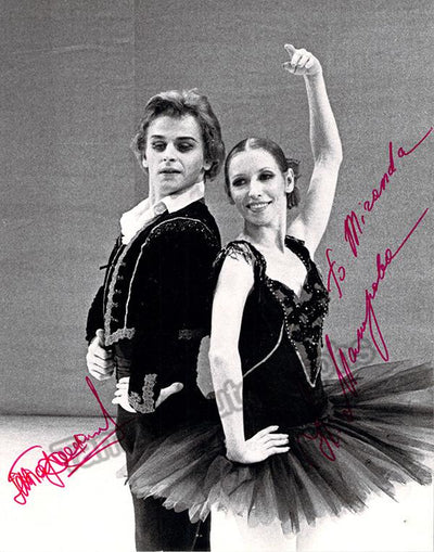 Baryshnikov, Mikhail - Makarova, Natalia - Double Signed Photo