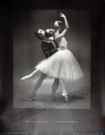 Baryshnikov, Mikhail - Makarova, Natalia - Poster Signed by Photographer