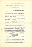 Basini, Piero - Signed La Scala Contract 1934