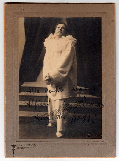 Bassi, Amedeo - Signed Photograph in Pagliacci