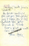 Bastianini, Ettore - Autograph Letter Signed Lot
