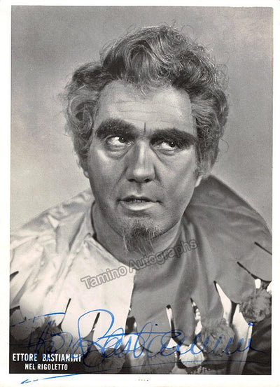 Bastianini, Ettore - Signed Photo in Rigoletto