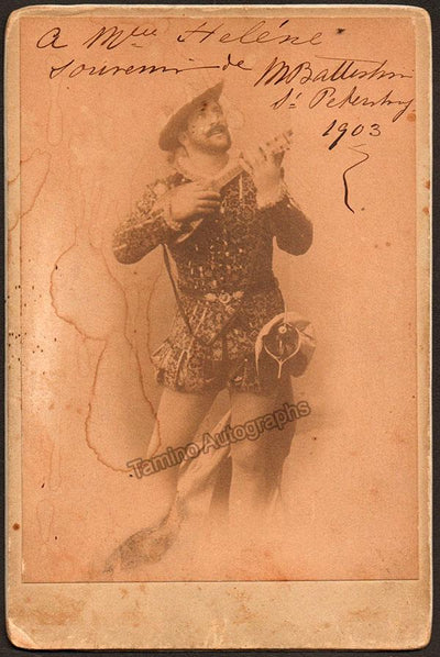 Battistini, Mattia - Signed Cabinet Photo in Role