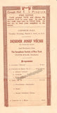Bauer, Harold - Signed Clip Carnegie Hall 1915