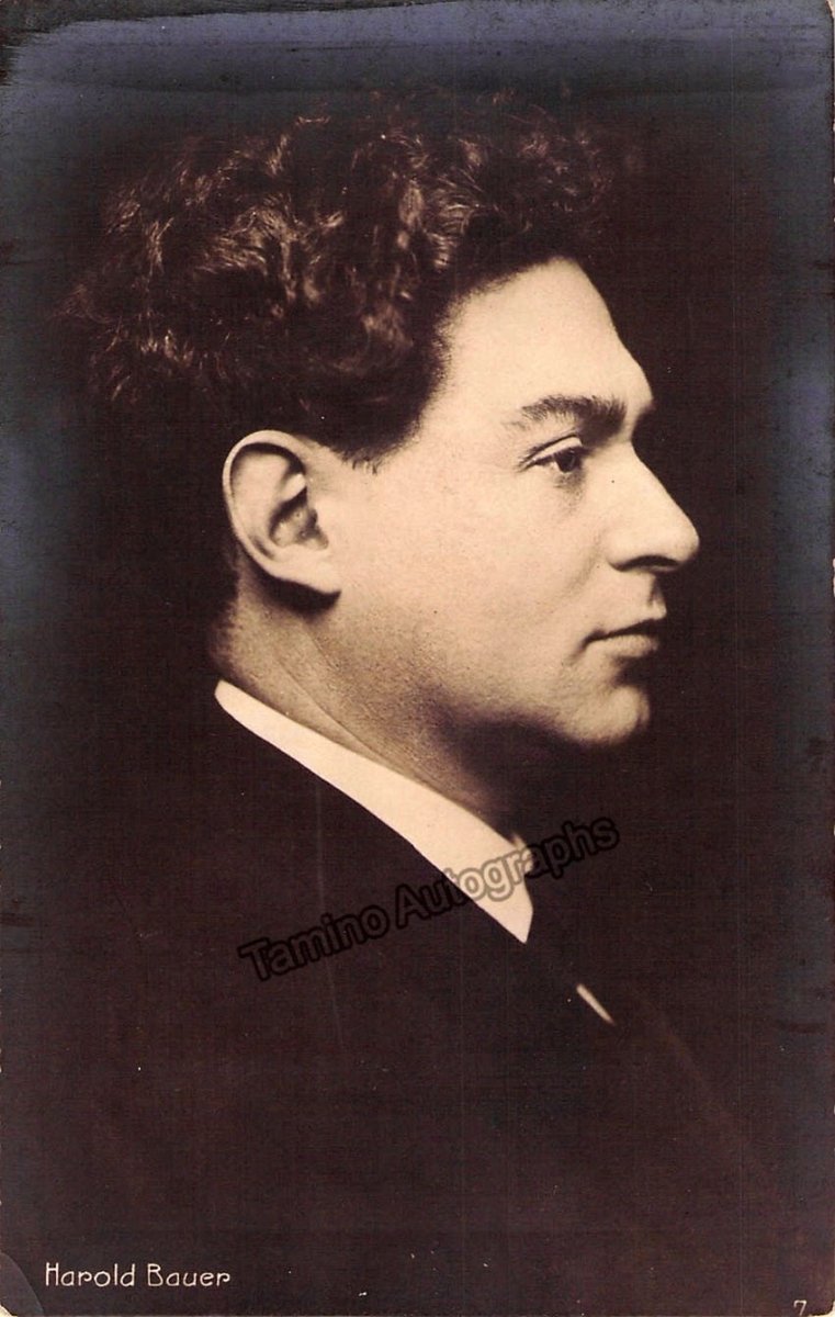 Bauer, Harold - Signed Clip Carnegie Hall 1915 - Tamino