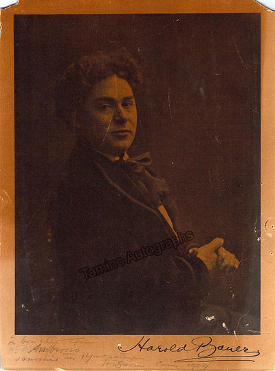 Bauer, Harold - Signed Photograph 1909