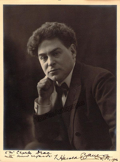 Bauer, Harold - Signed Photograph 1923