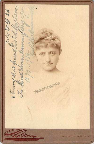 Bauermeister, Mathilde - Signed Cabinet Photograph 1924