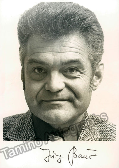 Baur, Jurg - Signed Photo 1975