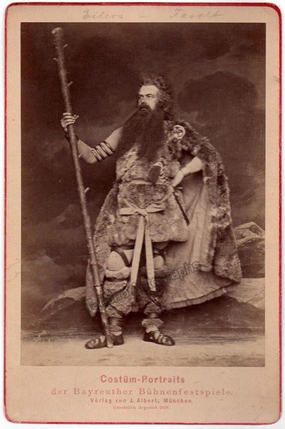 Bayreuth 1876 - Portrait Cabinet Photos - Set of 3