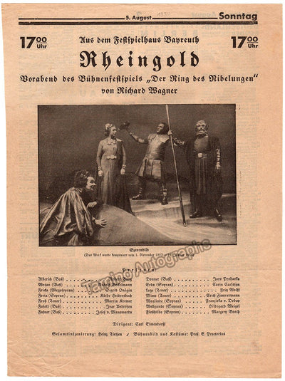 Bayreuth 1934 - 3 Programs Live Radio Transmissions