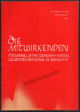 Bayreuth 1954-57-58-59 - Personnel of the Bayreuth Festival Guide