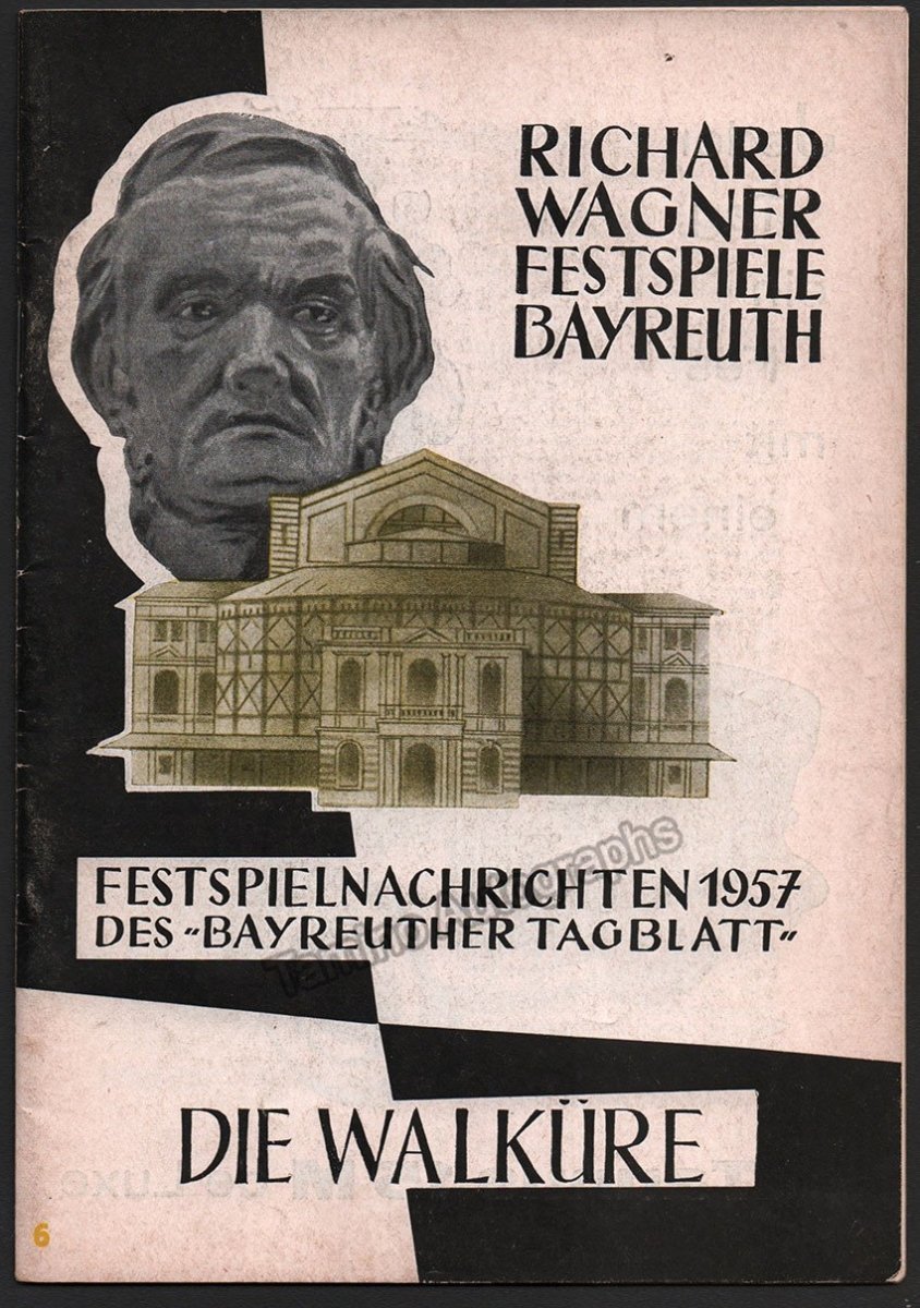 Bayreuth Festival 1957 - Festspielnachrichten des Bayreuther Tagblatt - Tamino