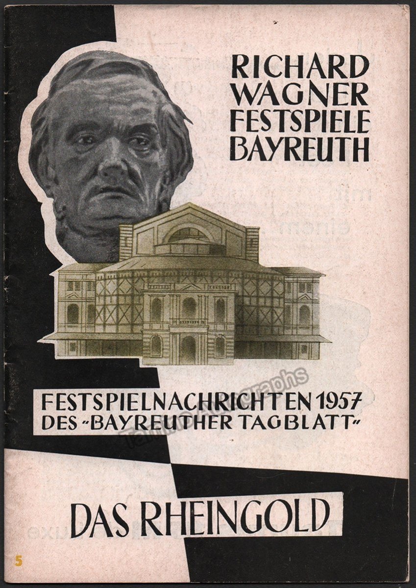 Bayreuth Festival 1957 - Festspielnachrichten des Bayreuther Tagblatt - Tamino