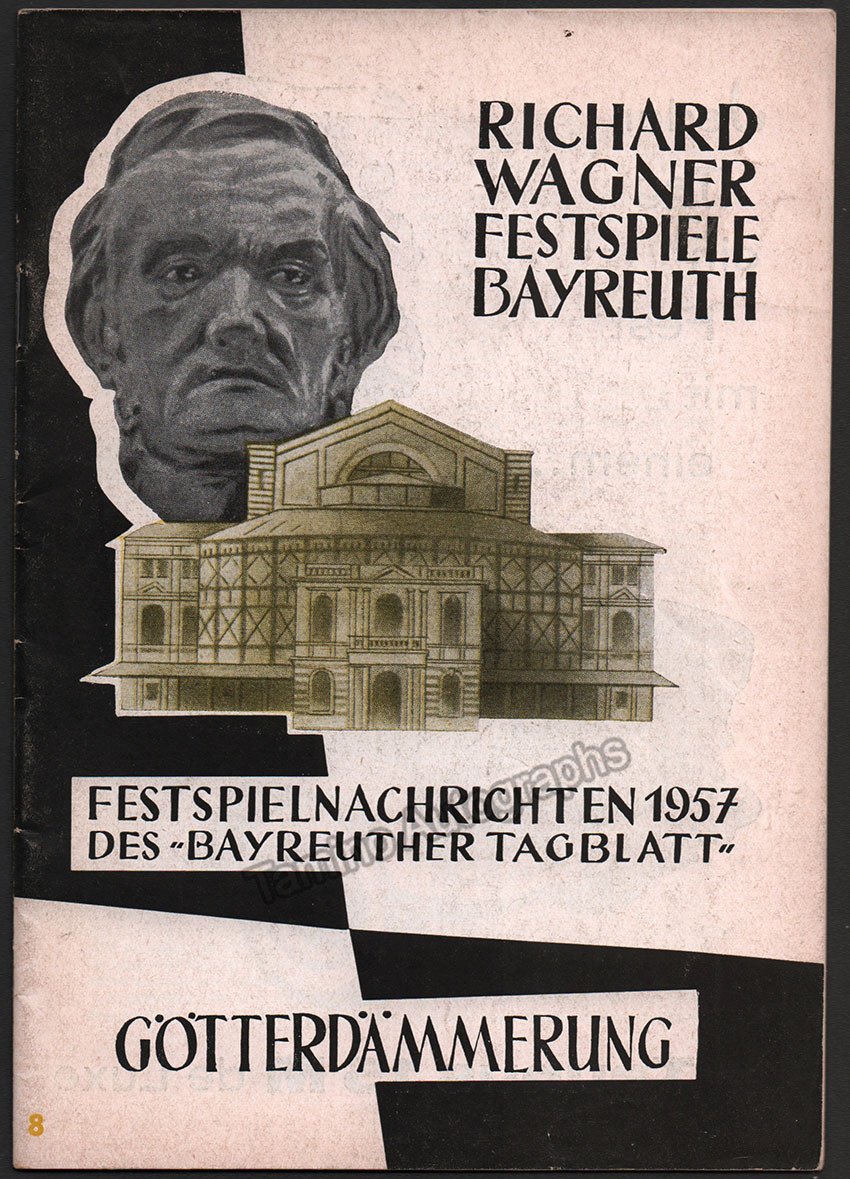 Bayreuth Festival 1957 - Festspielnachrichten des Bayreuther Tagblatt