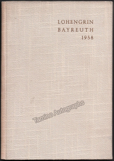 Bayreuth Festival 1958 - Lohengrin