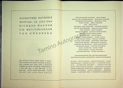 Die Meistersinger von Nurnberg 1964