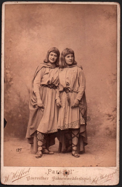 Bayreuth Festival - Set of 5 Cabinet Photo 1890s