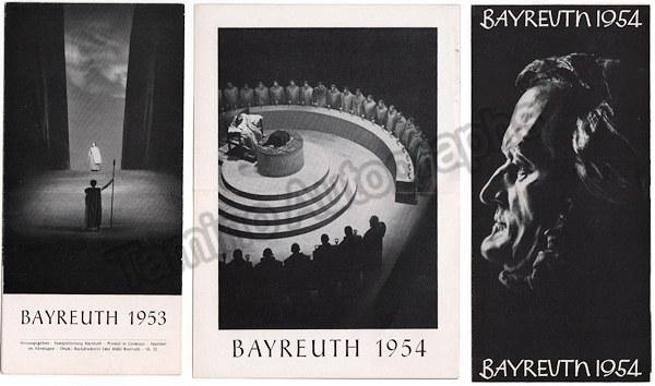 Bayreuth Festival - Set of 6 Brochures - Tamino