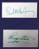 The Beatles - Signatures by All 4 with Photo