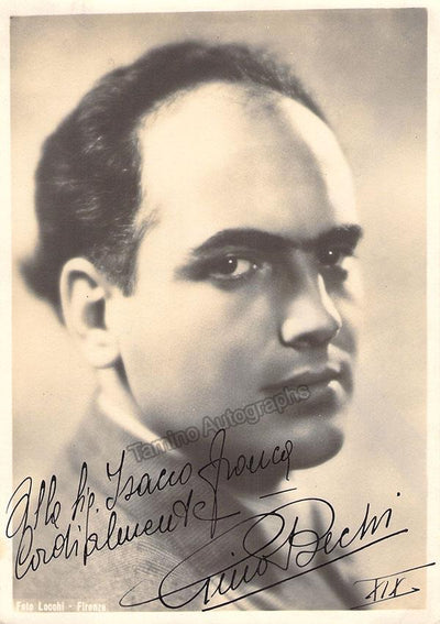 BECHI, Gino (Various Autographs)