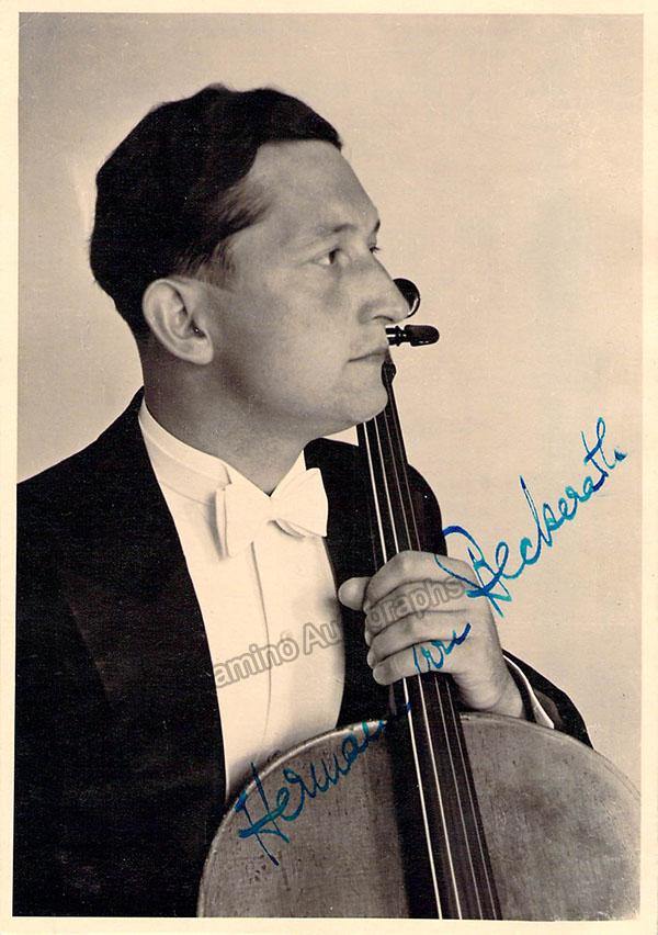 Beckerath, Hermann von - Signed Photograph