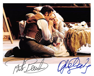 Beczala, Piotr - Opolais, Kristine - Double Signed Photo in La Boheme
